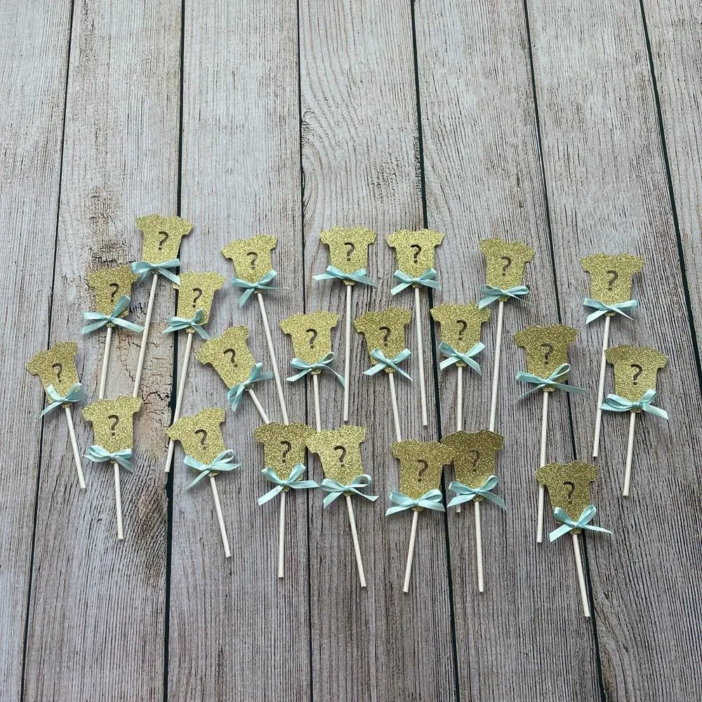 Lot of Gender Reveal Decorations - Left over from a party